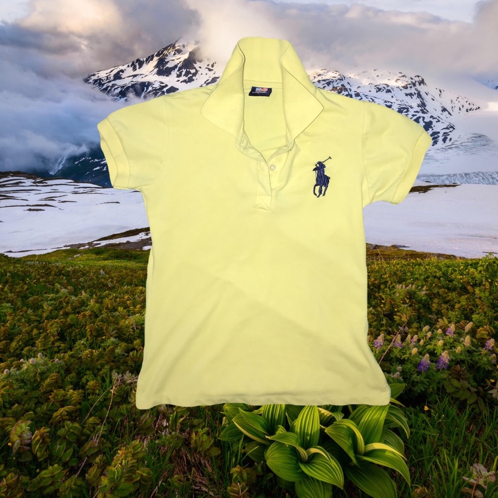 ✨ “Polo jeans Co. Ralph Lauren” Yellow Polo ✨